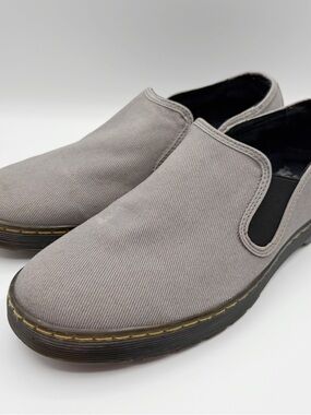 Dr. Martens Men's Gray Largo Slip On 8652872 Laceless Rare Size 11